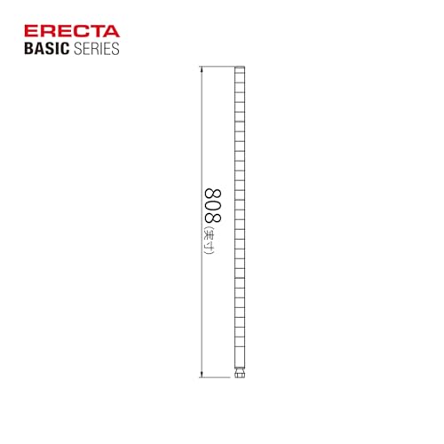 色:ホワイト サイズ:800mm エレクター ベーシックシリーズ ポール 800mm ホワイト (2本入) B32PW2 ホームエレクター後継品 [2]