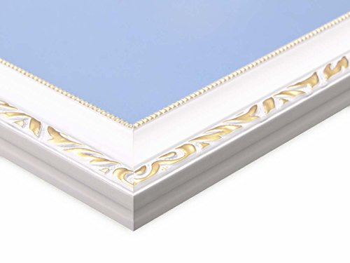 ビバリー 日本製 壁かけひも付 豪華木製パズルフレーム 49x72cm(パネル*10-D) ホワイト(白) UVカット仕様/工具不要 豪華パネル ジグソーパズルフレーム 額縁 GF101H