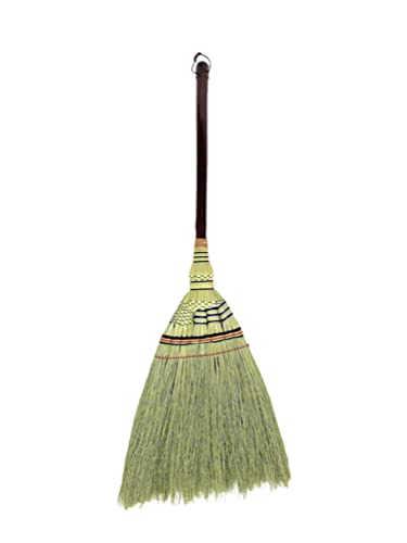 日本クリンテック(Nihon Clean tech) 手編み座敷ほうき短柄 幅30cm 全長87cm 屋内外 天然繊維 手に馴染む 床面に優しい ホコリから粗ごみの掃除