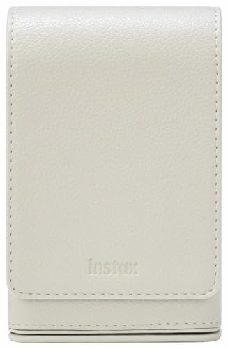instax mini LiPlay カメラケース カメラをしっかり保護する、持ち運びに 便利なストラップ付きカメラケース。 本体カラーに合わせた2色展開。