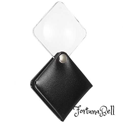 色：ブラック サイズ：50mmφ エッシェンバッハ ハンディルーペ 角型 50mmΦ(3.5倍) ブラック・1752-550