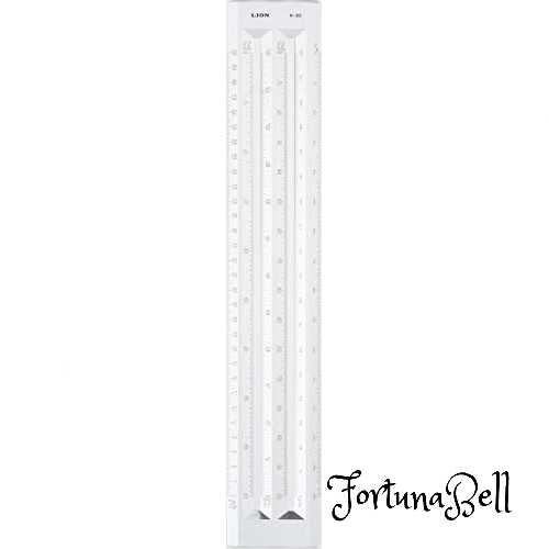 ライオン事務器 製図用品 縮尺定規 ヘキサスケール H-30