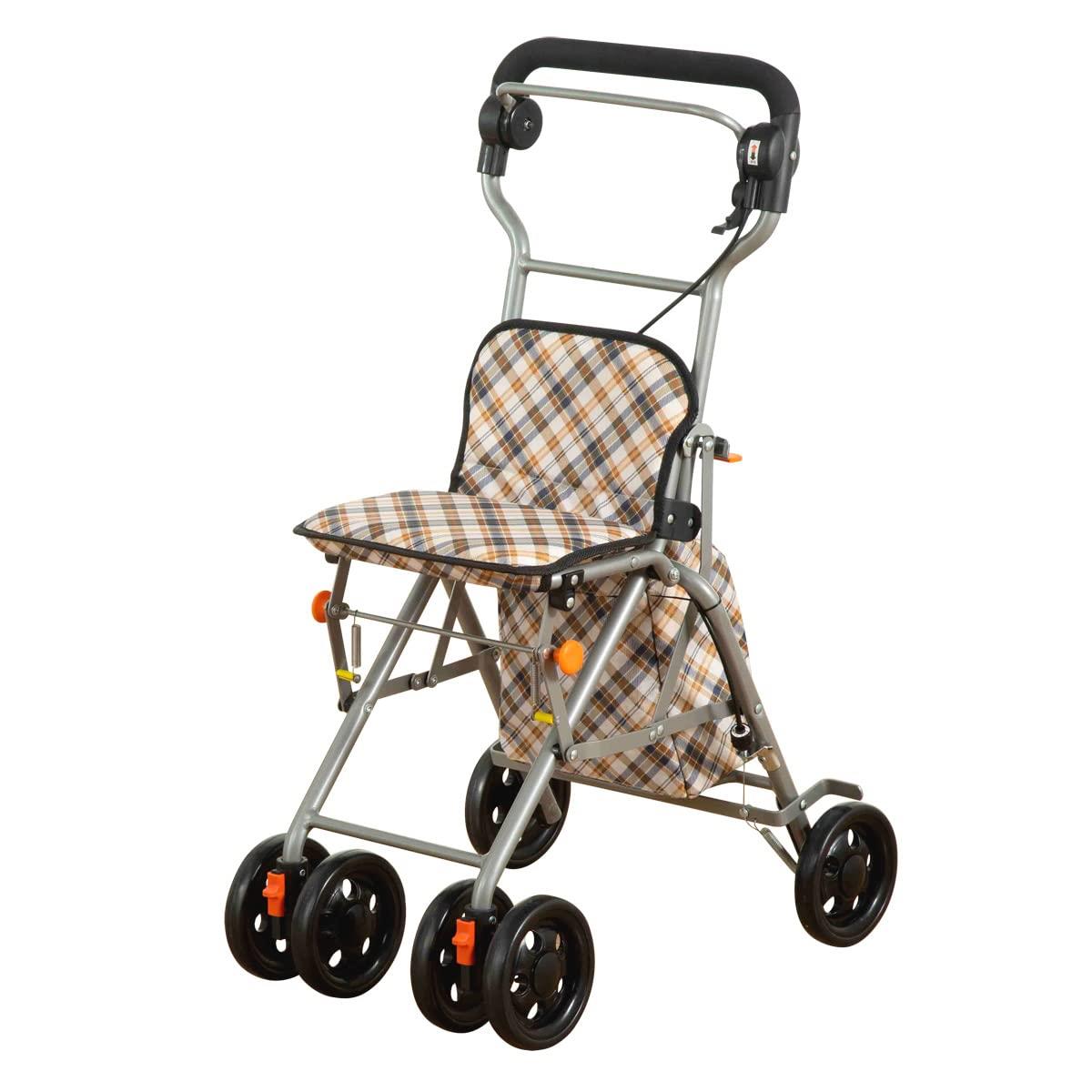 楽々健 シルバーカー 「ラクーノ ウォーカー」 福祉用具専門相談員 開発監修 買い物 カート ショッピン..