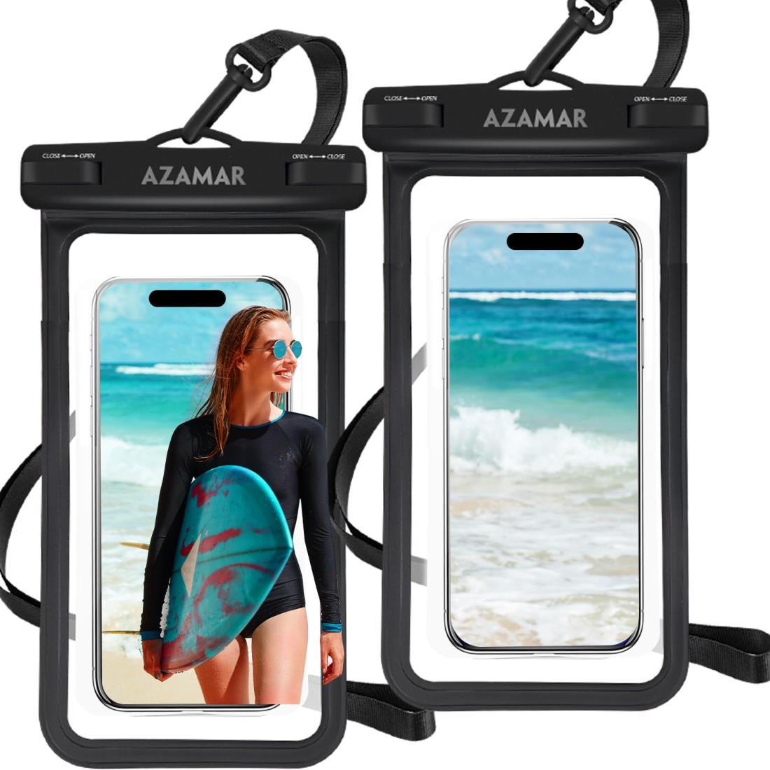 【2枚セット・完全防水】 スマホ 防水ケース IPX8認定 ぼうすい ケース iPhone/Andr ...