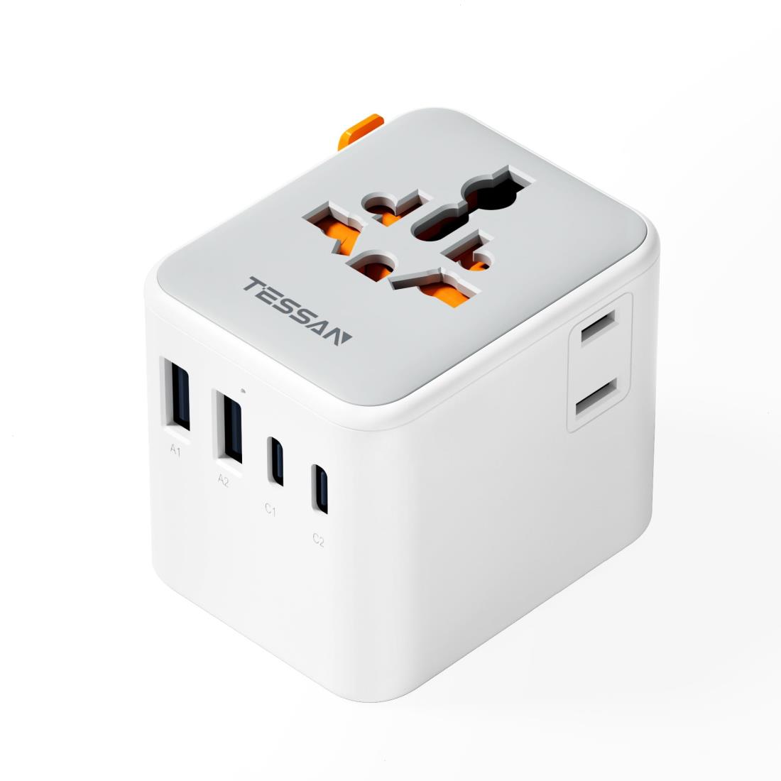 変換プラグ 全世界対応 海外 変換プラグ 旅行用コンセント TESSAN C BF O Aタイプ 6 ...