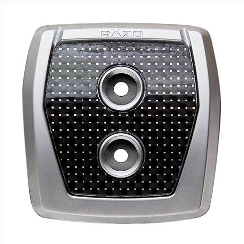 カーメイト 車用 ペダル フットパーキングブレーキペダル RAZO GT スペック ブラック シルバー 適合:ノア ヴォクシー他 RP108