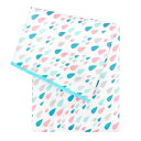 Bumkins スプラットマット (Raindrops(ホワイト))
