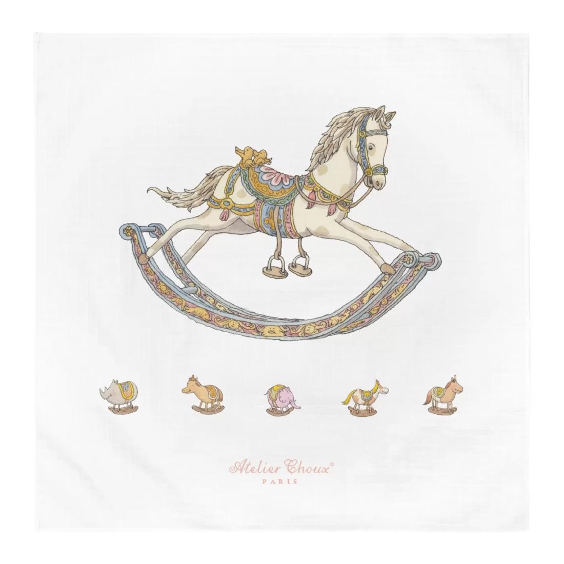 Atelier Choux アトリエシュー おくるみ ガーゼ ブランケット オーガニックコットン 新生児 CARRE Orga..