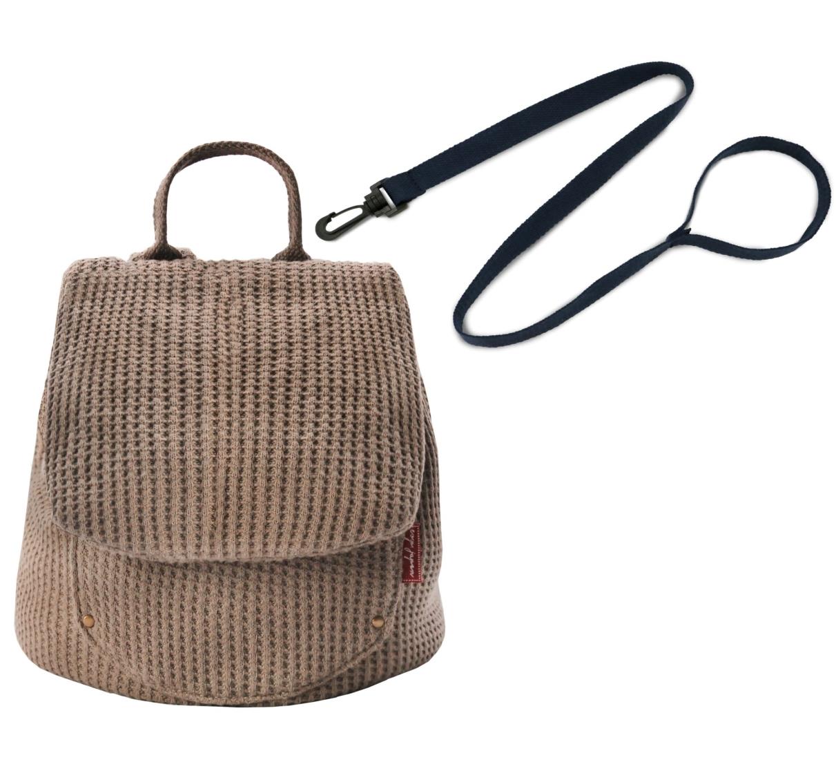 e.x.p.japon 2点セット ハーネス&リュックセット ハーネス(ネイビー) ワッフルリュック(ベルギーチョコ) e-bhns07n