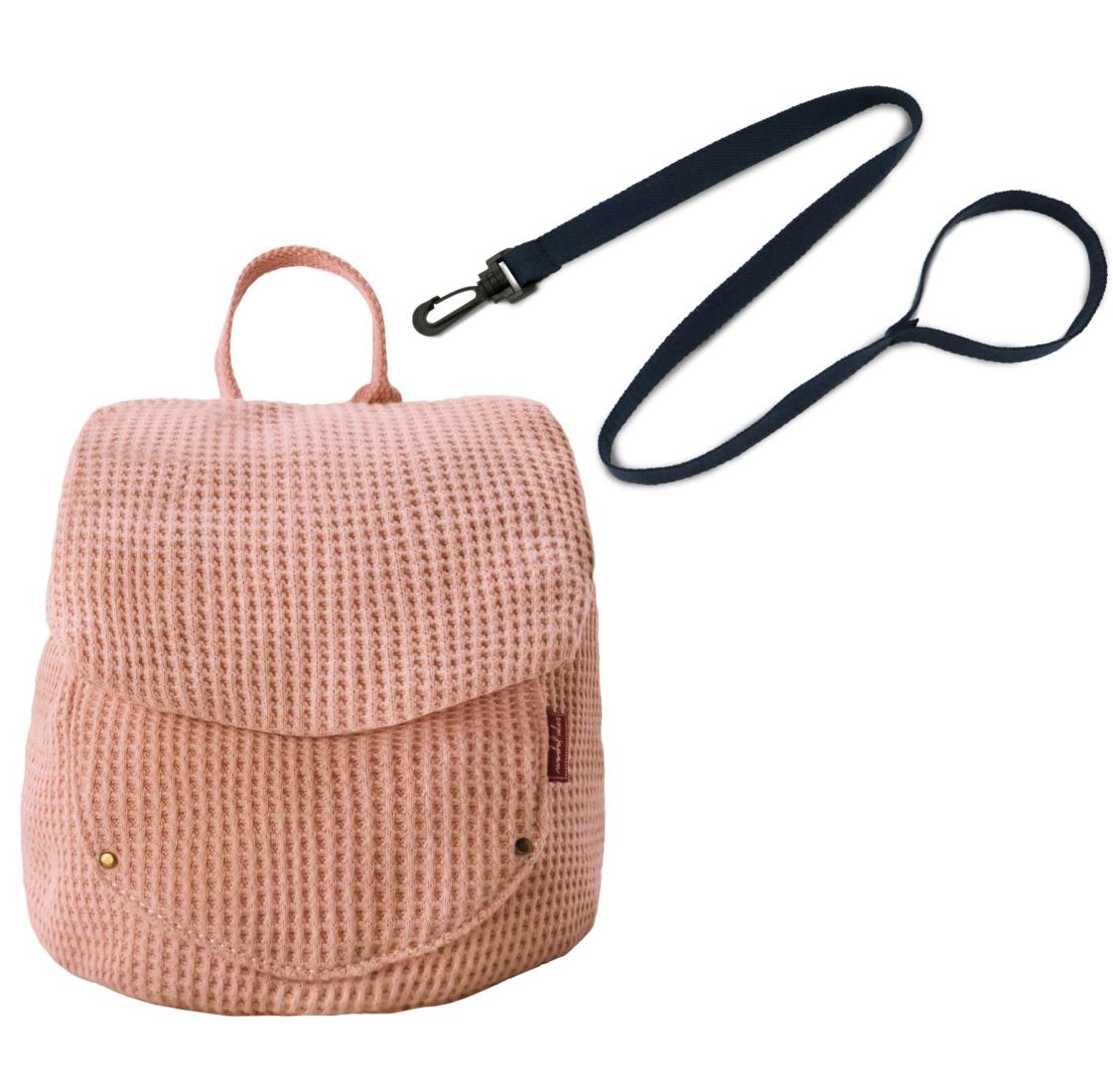 e.x.p.japon 2点セット ハーネス&リュックセット ハーネス(ネイビー) ワッフルリュック(ストロベリー) e-bhns09n