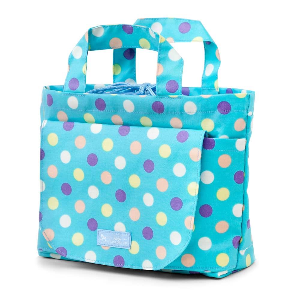 COLORFUL CANDY STYLE おむつポーチ 女の子 ベビー かわいい 持ち運び カラフルキュートな大粒ドット(..
