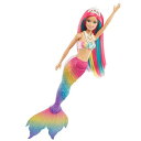バービー(Barbie) レインボーマジック! いろがかわるマーメイド きせかえ人形・ハウス バービー人形 3歳から レインボー GTF89