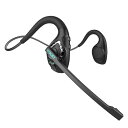 Bluetooth ヘッドセット Earaku(イアラク) 2025版 マイク付き 通話専用 耳を塞がない 日本語音声ガイド ワイヤレス イヤホン ブルートゥース ENCノイズキャンセリング オープンイヤー Bluetooth 5.3 軽量 約28g 両耳 耳掛け式 無線 ブラック