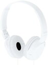 ソニー(SONY) ヘッドホン MDR-ZX110 : 密閉型 折りたたみ式 ホワイト MDR-ZX110 W