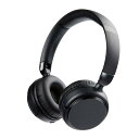 ベーシック ワイヤレスオンイヤーヘッドホン Bluetooth 35時間再生 軽量168g 折り畳み式 ブラック