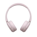 ソニー ワイヤレスヘッドホン WH-CH520 ピンク Bluetooth 軽量設計 約147g 専用アプリ対応により好みの音質にカスタマイズできる「イコライザー」設定対応 最大50時間連続再生 3分充電で最大1.5時間再生 急速充電対応 マルチポイント対応 マイク付き ハンズフリー通話対応 WH
