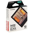 富士フイルム(FUJIFILM) スクエアフォーマットフィルム instax SQUARE ブラックフレーム 10枚入 INSTAX SQUARE BLACK FRAME WW 1