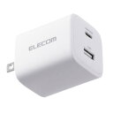 エレコム 充電器 45W 2ポート Type-C USB-A USB PD対応 PPS対応 GaN II採用 折りたたみ式プラグ ホワイト EC-AC11045WH