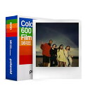 Polaroid(ポラロイド) インスタントフィルム Color Film for 600 - double pack カラーフィルム 16枚入り フレームカラー白 (6012)