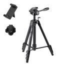ベルボン Velbon ファミリー三脚 EX-640 II AZ 4段 レバーロック 全高170cm 脚径26mm 中型 3Way雲台 DIN規格クイックシュー対応 アルミ脚 脚カラー黒 017915500587