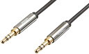 ベーシック( Basics) オーディオケーブル AUX ステレオミニプラグ タブレット用 3.5mm 1.2m 2点セット ブラック