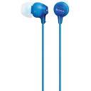 ソニー イヤホン MDR-EX15LP : カナル型 ブルー MDR-EX15LP L