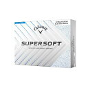 キャロウェイ(Callaway) ゴルフボール SUPERSOFT 25 BLUE SPLATTER 1ダース(12個入り) 2ピース構造 ブルースプラッター・ホワイト