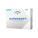 キャロウェイ(Callaway) ゴルフボール SUPERSOFT 25 1ダース(12個入り) 2ピース構造 ホワイト