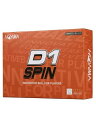 ホンマ ゴルフ ボール D1 D-1 SPIN スピン 2023 2ピース ソフト 飛び系 飛距離 ディスタンス ゴルフボール 1ダース 12球 コスパ 本間ゴルフ 本間 HONMA/1ダース(12球)/オレンジ