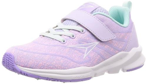 [シュンソク] スニーカー キッズ 男の子 女の子 子供靴 幅広 軽量 15~25cm 3E SJJ 1640 7850 8690 ラベンダー 18.0 cm