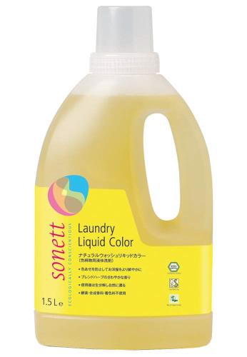 sonett ソネット 洗濯用洗剤 ウォッシュリキッドカラー 液体洗剤 色あせ防止 ハーブ系 本体 1.5L 肌にやさしい 敏感肌 オーガニック 自然由来 SNN5640 sonett ソネット 洗濯用洗剤 ウォッシュリキッドカラー 液体洗剤 色あせ防止 ハーブ系 本体 1.5L 肌にやさしい 敏感肌 オーガニック 自然由来 SNN5640