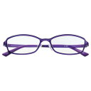 老眼鏡 おしゃれ メンズ レディース リーディンググラス マット パープル度数 +2.00 (ブルーライトカット、軽量14g、疲れにくいTR90フレーム、ずれな...