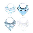 Copper Pearl (コッパーパール) よだれかけ 吸水 速乾 おしゃれ スタイセット バンダナビブ 4枚セット アークティック