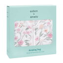 aden + anais(エイデンアンドアネイ) モスリン コットン クラシック スリーパー mon fleur M サイズ 着丈約70cm 身幅約50cm 通...
