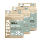 TERRA(テラ) おむつ 36枚(12枚×3パック) 超吸収 肌に優しい オムツ 夜用 お出かけ 敏感肌 さらさら 通気性 おむつはずれ期 パンツ (16kg...