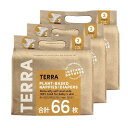 TERRA(テラ) おむつ 66枚(22枚×3パック) 超吸収 肌に優しい オムツ 夜用 お出かけ 敏感肌 さらさら 通気性 乳児期 テープ (4〜7kg) I...