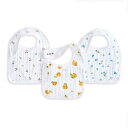 aden + anais(エイデンアンドアネイ) スナップビブ fresh fruit ワンサイズ 3個 BBADABASNO30007