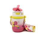 bc babycareボトル 子供用 ステンレスボトル ストロー付き ストラップ付き くるくる回る風車 300ml 保温 保冷 ステンレス アウトドア 遠足 キ...
