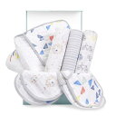 aden + anais(エイデンアンドアネイ) ニューボーンギフトセット leader of the pack スワドル3枚 バーピービブ2枚 スナップビブ2...