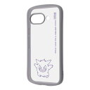 イングレム Google Pixel 9a ポケットモンスター/Puffull 衝撃吸収 バンパー ハイブリッドケース/ゲンガー IN-PGP9ACMD2/GG2M