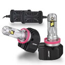 M's Basic by IPF ヘッドライト LED 車用 H11 4600lm 2色切替 6500K⇔2400K ホワイト⇔イエロー 12V 24V兼用 2...