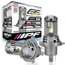 IPF ヘッドライト フォグランプ LED 車用 H4 Hi Lo切替 4000lm 3200lm 4000K 温白色 12V用 2本入 車検対応 ドライバーユ...