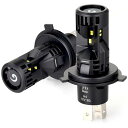 M's Basic by IPF ヘッドライト フォグランプ LED 車用 H4 Hi Lo切替 5000lm/4000lm 6500K ホワイト 12V用 2...