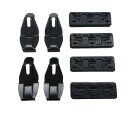 Terzo テルッツォ (by PIAA) ルーフキャリア ベースキャリア ホルダー 4個入 ブラック 日産 セレナ C26 C27 EH395