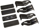 Terzo テルッツォ (by PIAA) ルーフキャリア ベースキャリア ホルダー 4個入 ブラック マツダ CX-3 DK5AW DK5FW EH419