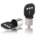 M's Basic by IPF ウィンカー LED バルブ PLATEシリーズ S25 アンバー 260ルーメン ピン角150° 別途抵抗必要 2個入 日本製...