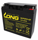 ロング (KUNG LONG BATTERIES) 産業用鉛蓄電池 (12V-20Ah) PE12V17/HP15-12A/互換 (標準系) WP20-12