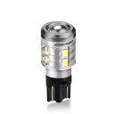 M's Basic by IPF バックランプ LED 車用 T16 700lm 6500K ホワイト 12V用 1本入 車検対応 ノイズ対策済 ハイスペックモデル ハーフミラートップレンズ ステルス性向上 AMZ-BL503