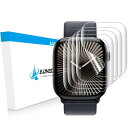 AUNEOS Apple Watch 42mm フィルム Series 10 対応 アップルウォッチ 液晶保護 フィルム 42mm 適用 TPU製 キズ修復機能 隅浮き防止 ケースに干渉せず 高透過率 気泡なし 指紋防止 取扱簡単 5枚入り (42mm)