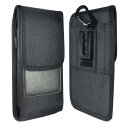 スマホ ポーチ メンズ QBeau ベルト通し付き 携帯ケース マグネット開閉 作業用 iPhone 15/14/13 mini/11/12 Pro/SE 20...